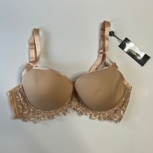 Dita Von Teese Dahlia Cream 34D Bra NWT